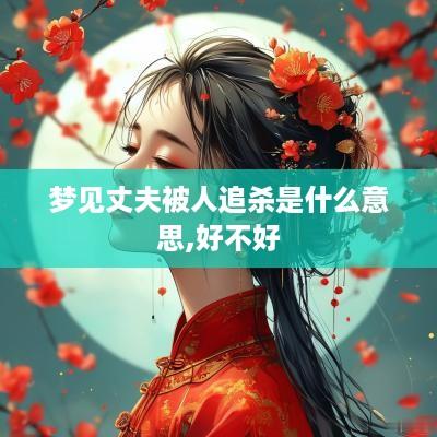 梦见丈夫被人追杀是什么意思,好不好