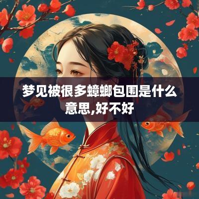 梦见被很多蟑螂包围是什么意思,好不好
