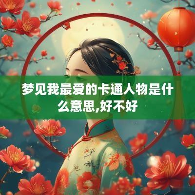 梦见我最爱的卡通人物是什么意思,好不好