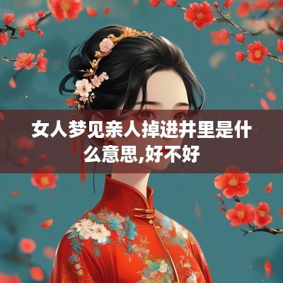 女人梦见亲人掉进井里是什么意思,好不好