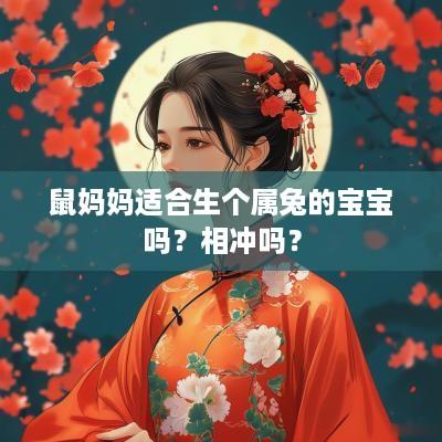 鼠妈妈适合生个属兔的宝宝吗？相冲吗？