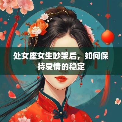 处女座女生吵架后，如何保持爱情的稳定