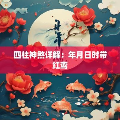 四柱神煞详解：年月日时带红鸾