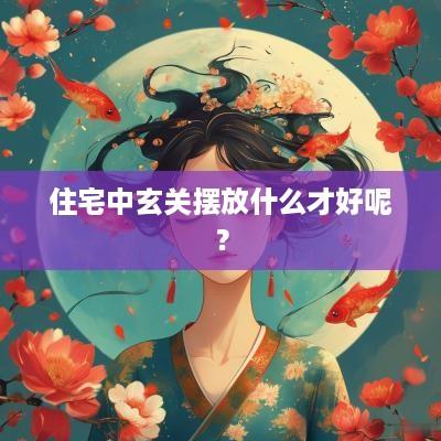 住宅中玄关摆放什么才好呢？