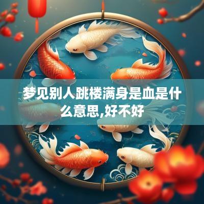 梦见别人跳楼满身是血是什么意思,好不好