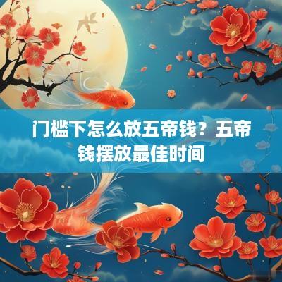 门槛下怎么放五帝钱？五帝钱摆放最佳时间