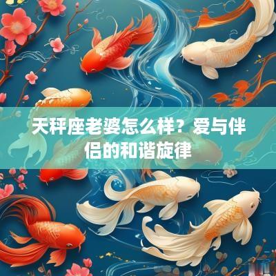 天秤座老婆怎么样？爱与伴侣的和谐旋律