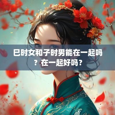 巳时女和子时男能在一起吗？在一起好吗？