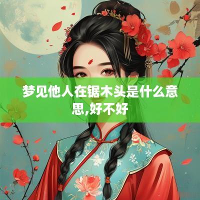 梦见他人在锯木头是什么意思,好不好