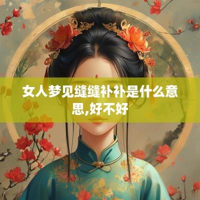 女人梦见缝缝补补是什么意思,好不好