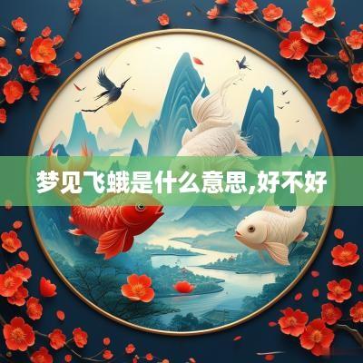 梦见飞蛾是什么意思,好不好
