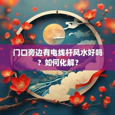 门口旁边有电线杆风水好吗？如何化解？