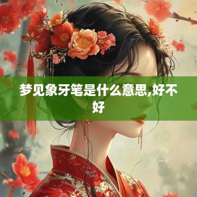 梦见象牙笔是什么意思,好不好