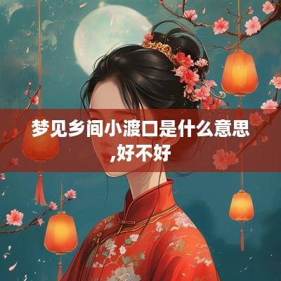 梦见乡间小渡口是什么意思,好不好