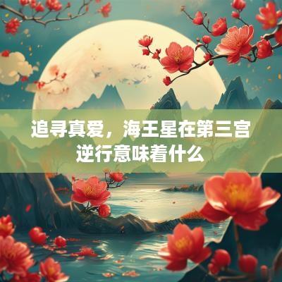 追寻真爱，海王星在第三宫逆行意味着什么