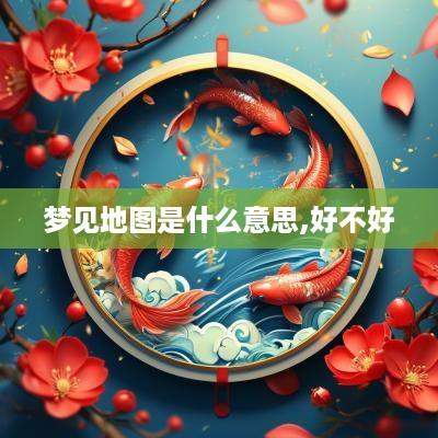 梦见地图是什么意思,好不好