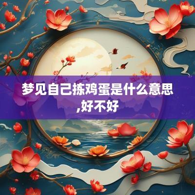 梦见自己拣鸡蛋是什么意思,好不好