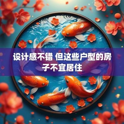 设计感不错 但这些户型的房子不宜居住
