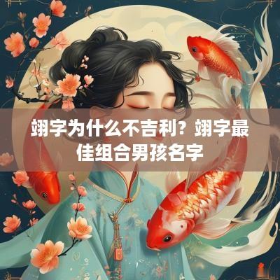 翊字为什么不吉利？翊字最佳组合男孩名字