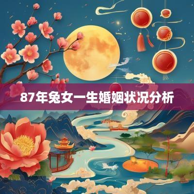 87年兔女一生婚姻状况分析