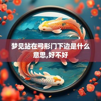 梦见站在弓形门下边是什么意思,好不好