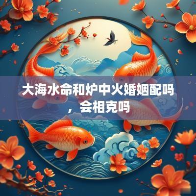 大海水命和炉中火婚姻配吗，会相克吗