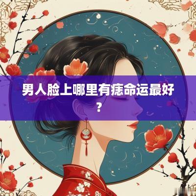 男人脸上哪里有痣命运最好？