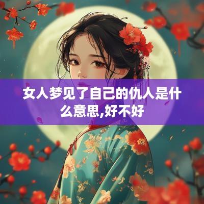 女人梦见了自己的仇人是什么意思,好不好
