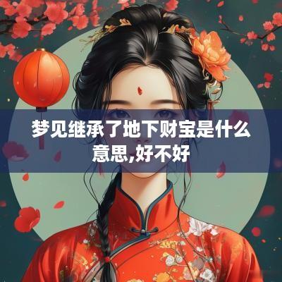 梦见继承了地下财宝是什么意思,好不好