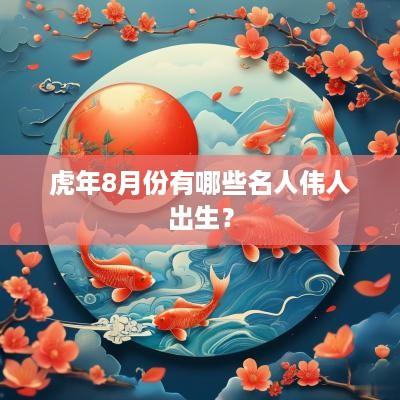 蛇年8月份有哪些名人伟人出生？