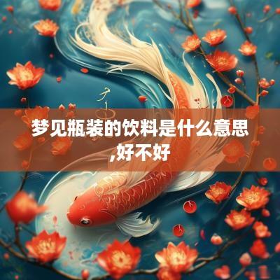 梦见瓶装的饮料是什么意思,好不好