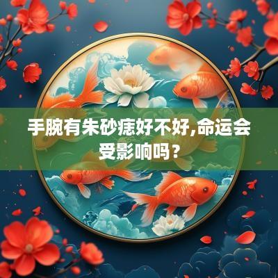 手腕有朱砂痣好不好,命运会受影响吗？