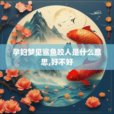 孕妇梦见鲨鱼咬人是什么意思,好不好