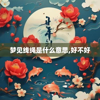 梦见线绳是什么意思,好不好