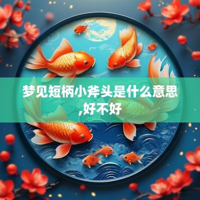 梦见短柄小斧头是什么意思,好不好