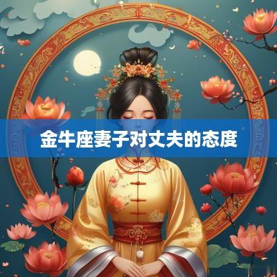 金牛座妻子对丈夫的态度