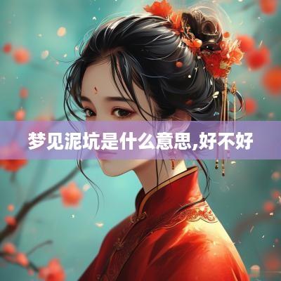 梦见泥坑是什么意思,好不好
