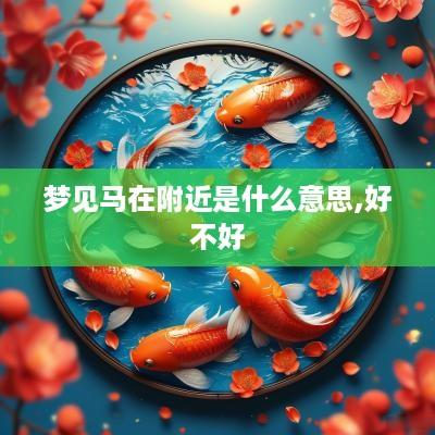 梦见马在附近是什么意思,好不好