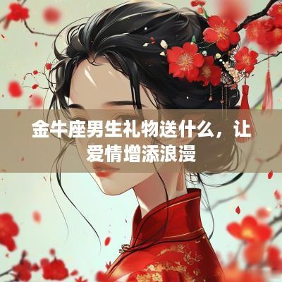 金牛座男生礼物送什么，让爱情增添浪漫