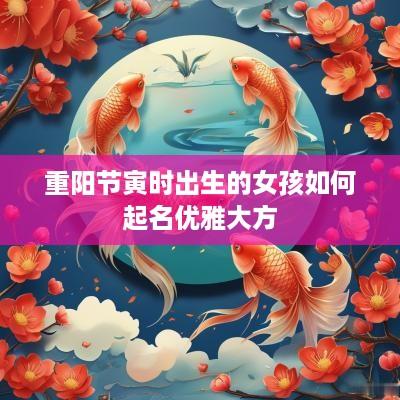 重阳节寅时出生的女孩如何起名优雅大方