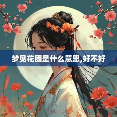 梦见花圈是什么意思,好不好