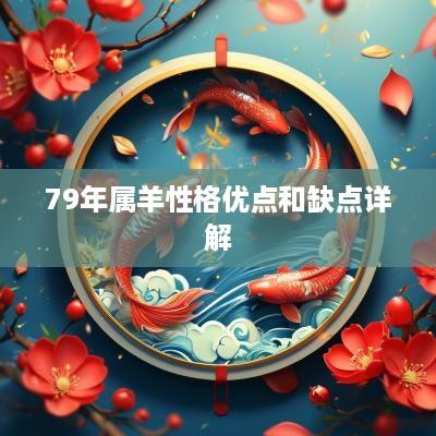 79年属羊性格优点和缺点详解