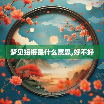 梦见短裤是什么意思,好不好