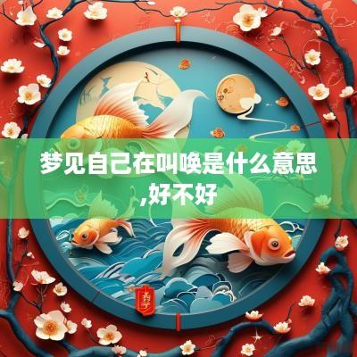 梦见自己在叫唤是什么意思,好不好