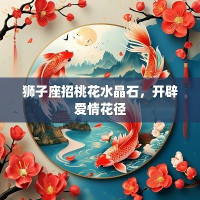 狮子座招桃花水晶石，开辟爱情花径