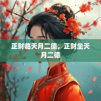 正财临天月二德，正财坐天月二德
