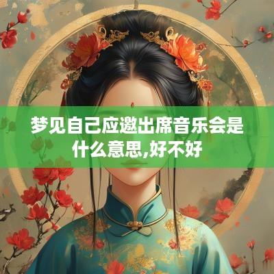 梦见自己应邀出席音乐会是什么意思,好不好