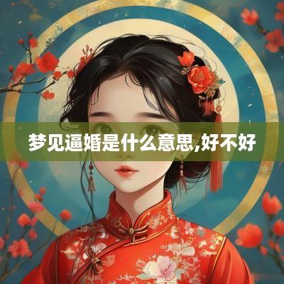 梦见逼婚是什么意思,好不好