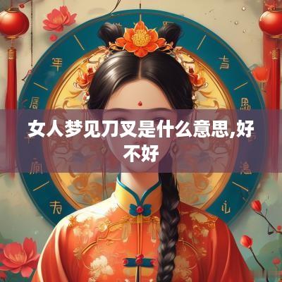 女人梦见刀叉是什么意思,好不好