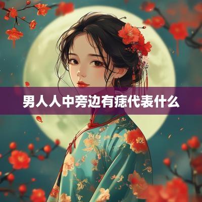 男人人中旁边有痣代表什么